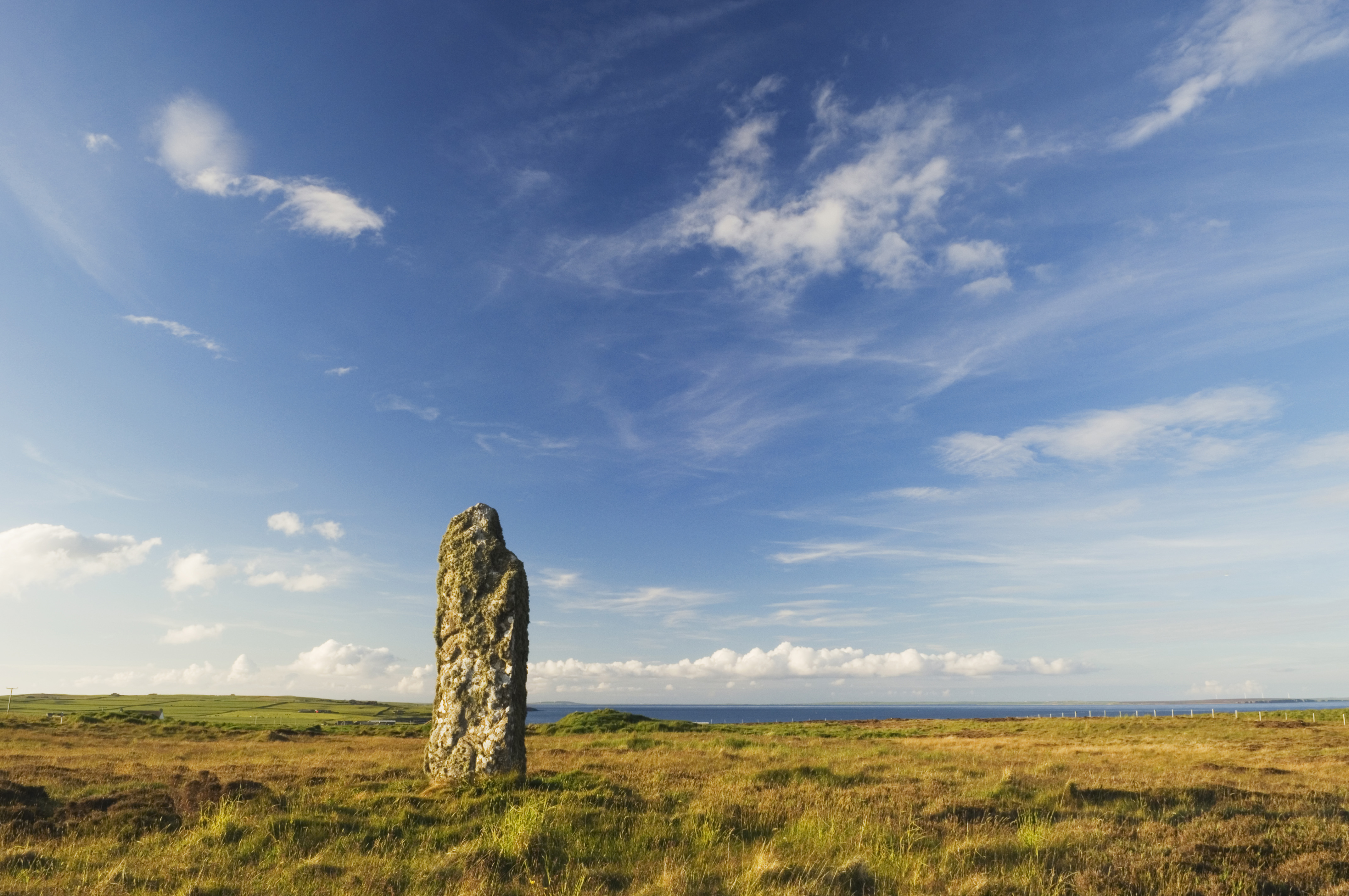 The Mor Stein standing stone, Shapinsay